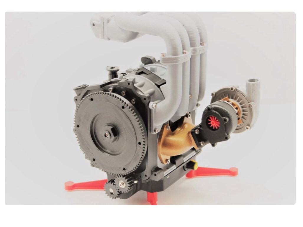 プラモデル　MAZDA ROTARY ENGINE PREORDER* MotorHelix 1:18 Mazda RX-7 13B-REW Engine Display