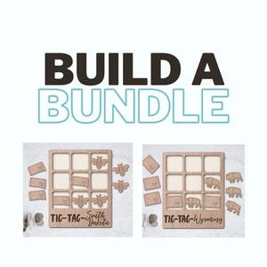 Construa um pacote de arquivos de corte a laser do jogo Tic Tac Toe - Glowforge k40 Beamo Thunder mira - jogo de madeira faça você mesmo - SVG DXF AI - arquivos digitais