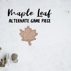 Ahornblattsirup Kanada Alternative Tic Tac Toe Spielstein - SOFORT-Download - svg dxf Ai - glowforge k40 Donner - Holzspiele - Laser
