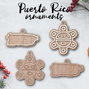 PUERTO RICO sol taino ornament laser file INSTANT download svg dxf Ai glowforge k40 thunder rustic wood ornament keychain christmas decor