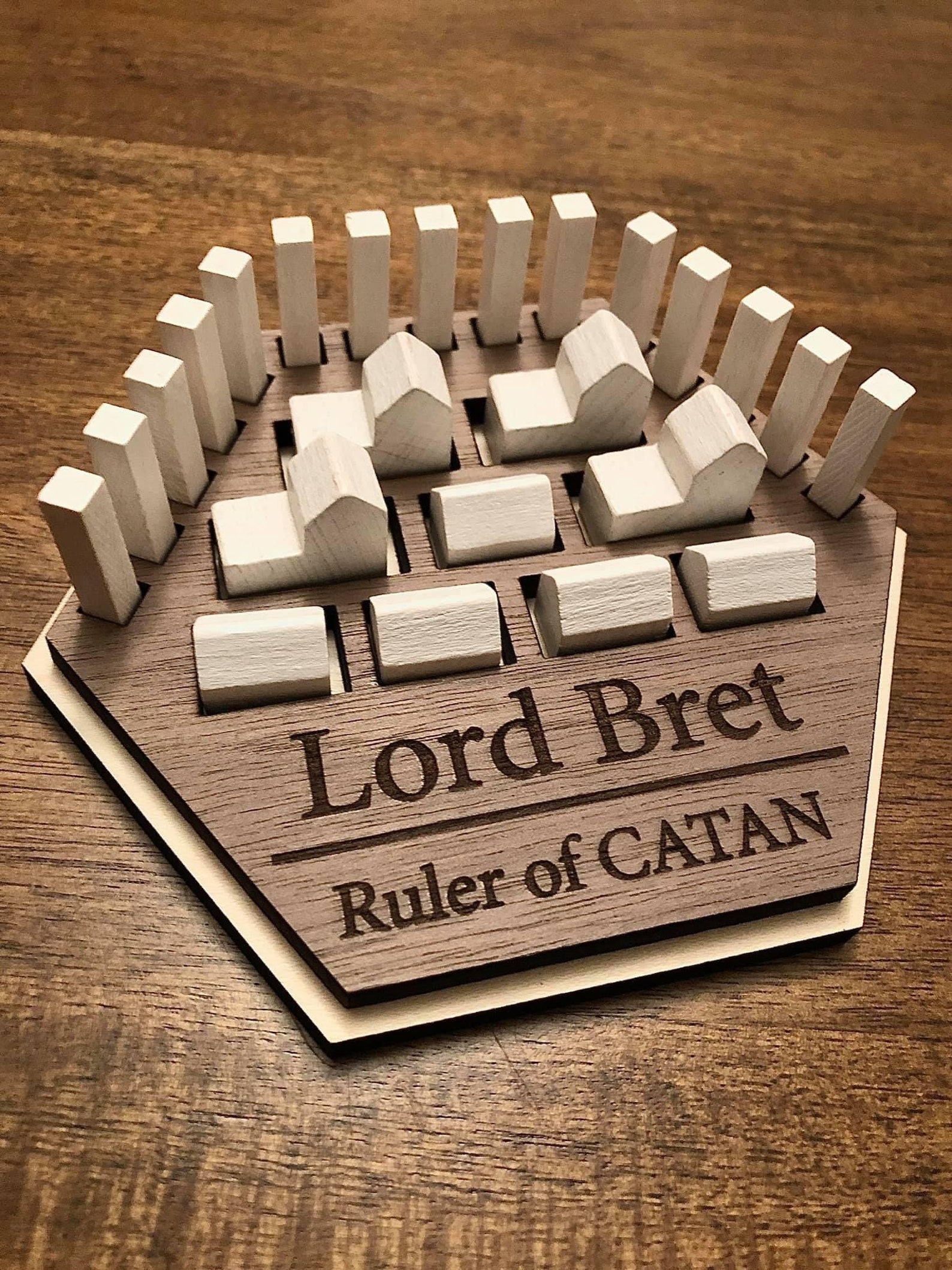 Laser cut file for Catan game piece organizer SVG EPS Etsy