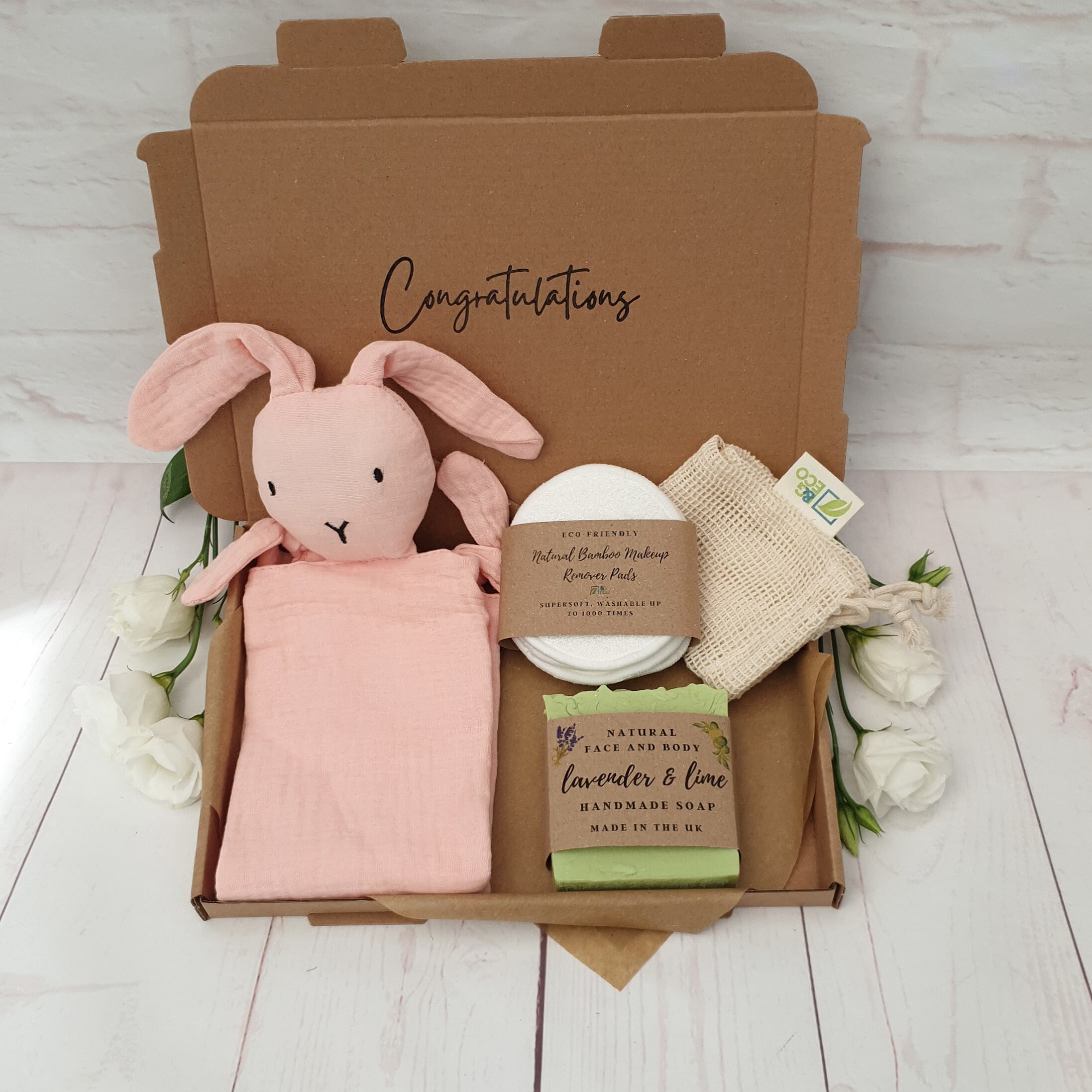 Congratulations New Mum and Baby Girl Gift Box Set. Etsy