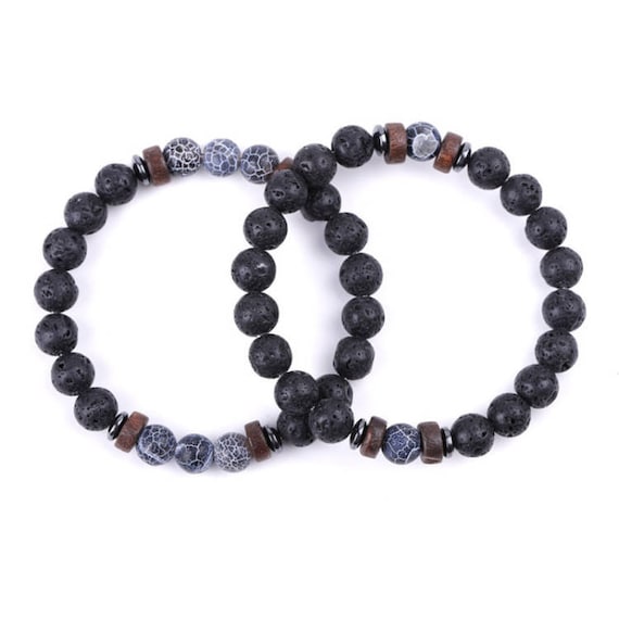 Buy RUDRADIVINE Yellow and Black Natural Stones Healing Bracelet for Men  and Women at Amazon.in