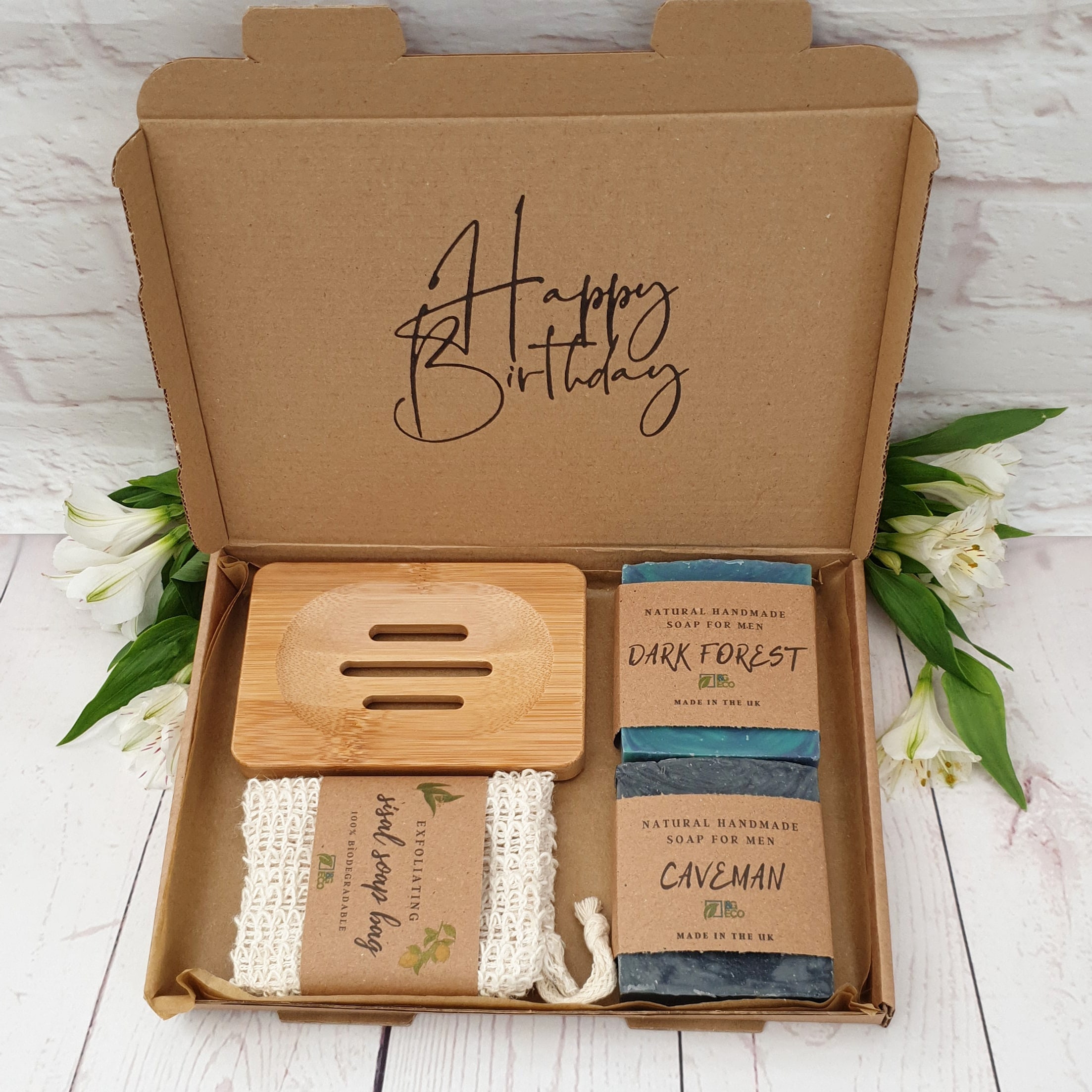 Eco Friendly Gift Box For Him. Sustainable Self Care Gift Set - Etsy