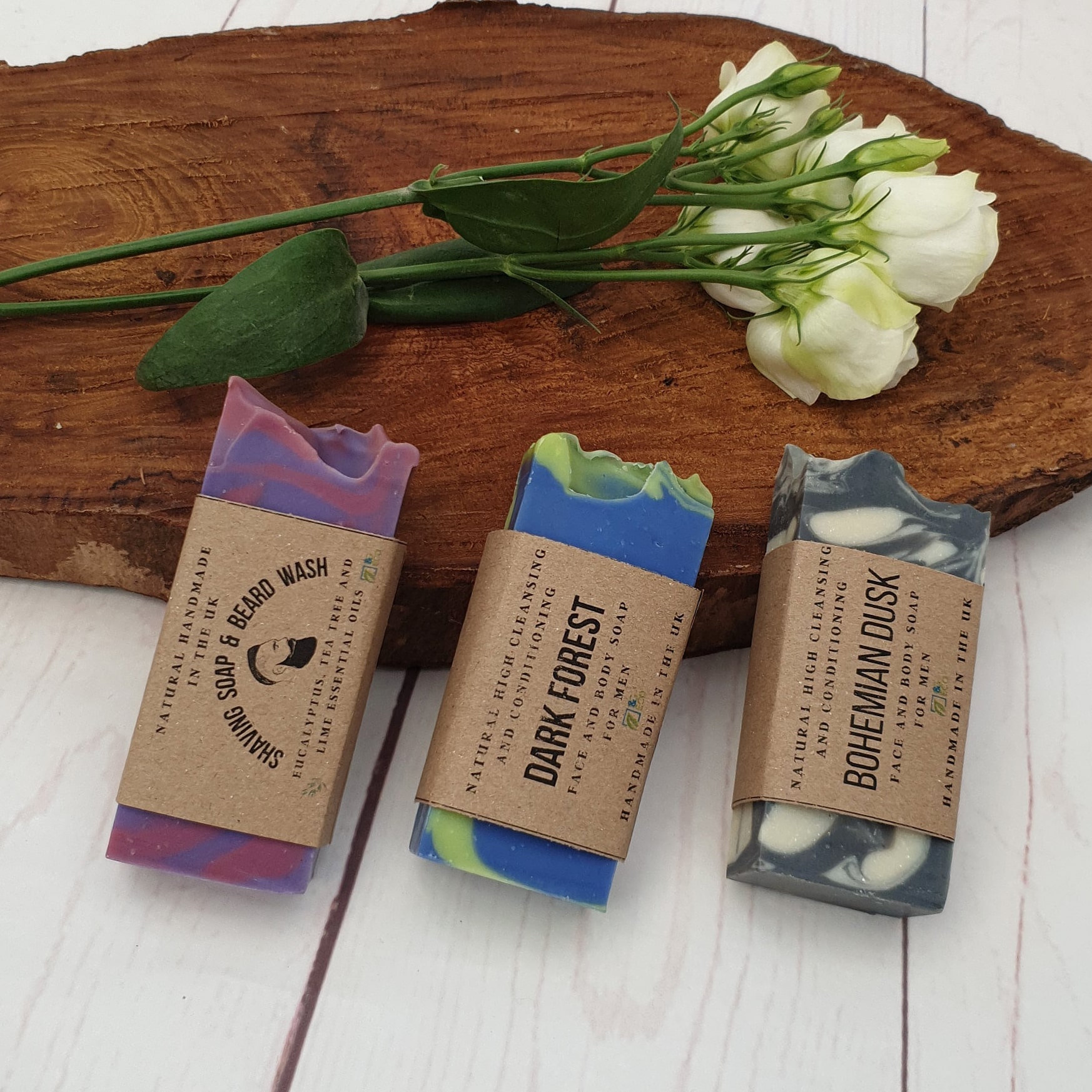 Eco Friendly Christmas Luxury Soap Gift Set Box for Men. 3x Etsy