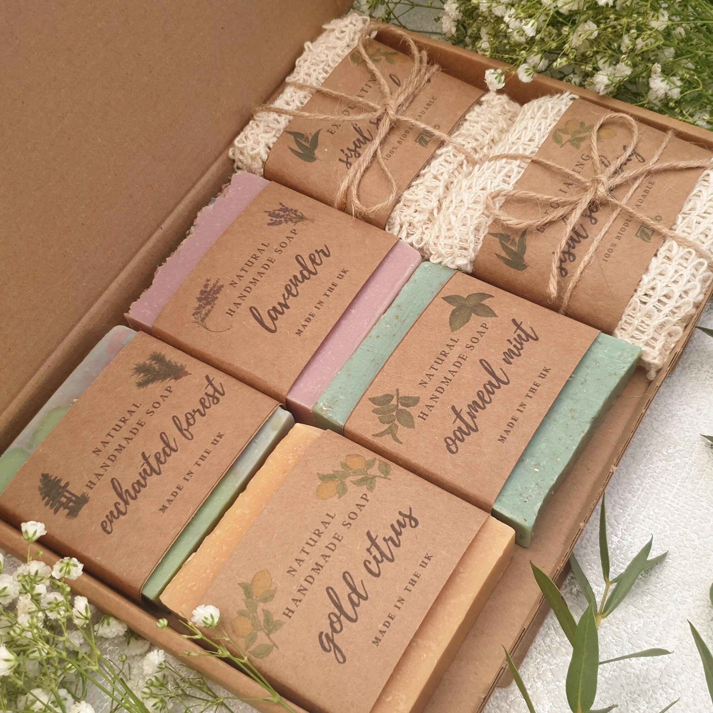 Eco Friendly Gift Box for Her. Happy Birthday Soap Gift Set Etsy UK