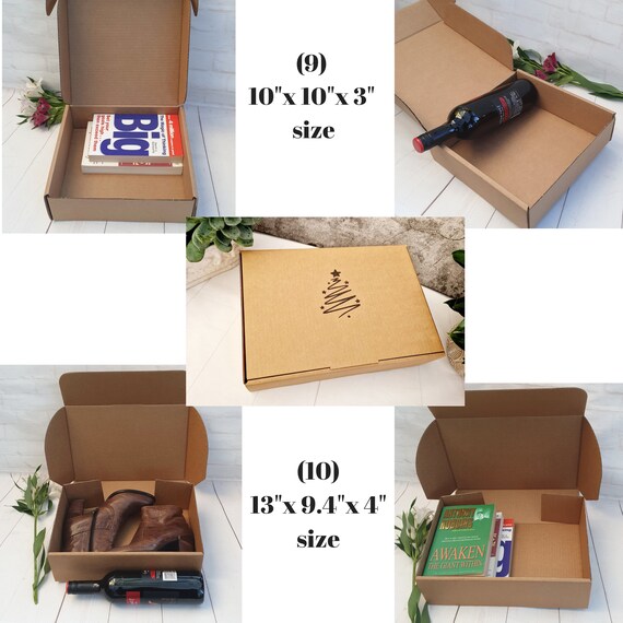 CHRISTMAS/NEW YEAR PRINTED GIFTING Cardboard Folding Lid Postal - View #12