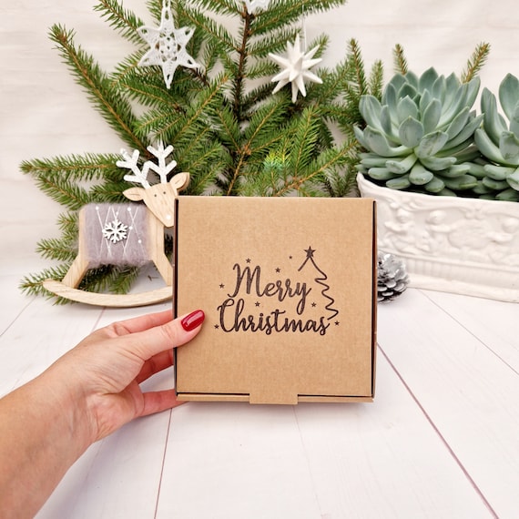 CHRISTMAS/NEW YEAR PRINTED GIFTING Cardboard Folding Lid Postal - View #5