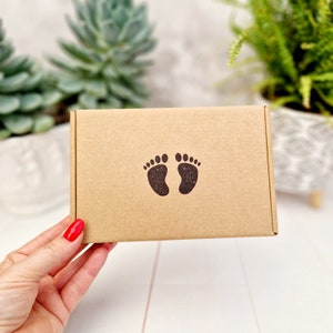 Coffret cadeau vide de 3 cm pour bébé, PIP C6/A6 - Parfait pour une baby shower, un cadeau pour un nouveau-né, de nouveaux parents, un congé de maternité, un baptême et un souvenir