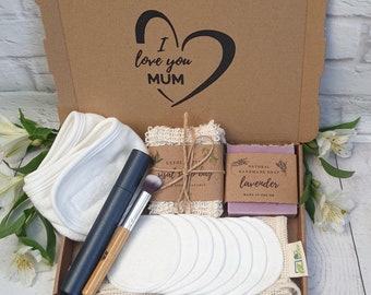 Gift For Mum. Mothers Day Gift. Eco Friendly Gift For Mama. Sustainable Birthday Gift Box For Her. Self Care Spa Gift Set. Zero Waste Makeup