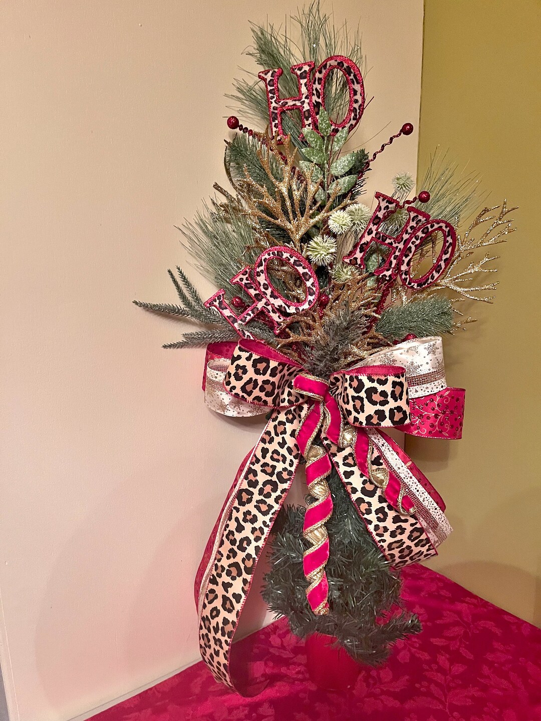 Christmas Tree Topper Santa Tree Topper Elegant Tree Topper Etsy