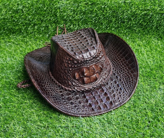 Alligator cowboy hat Clearance