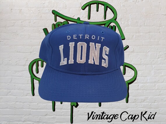 Detroit Lions Vintage Starter Arch Snapback Hat Cap Pro Line NFL 90s