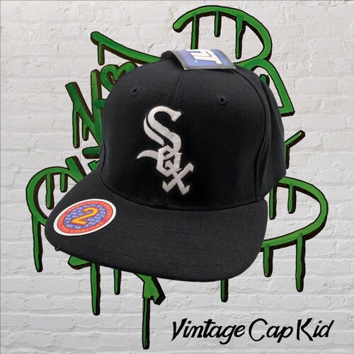 Shops White Sox Starter hat MLB flexible fit Vintage 90s Deadstock NWT