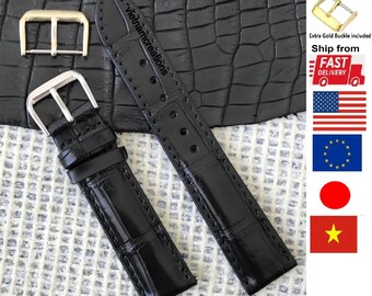 19mm alligator watch strap