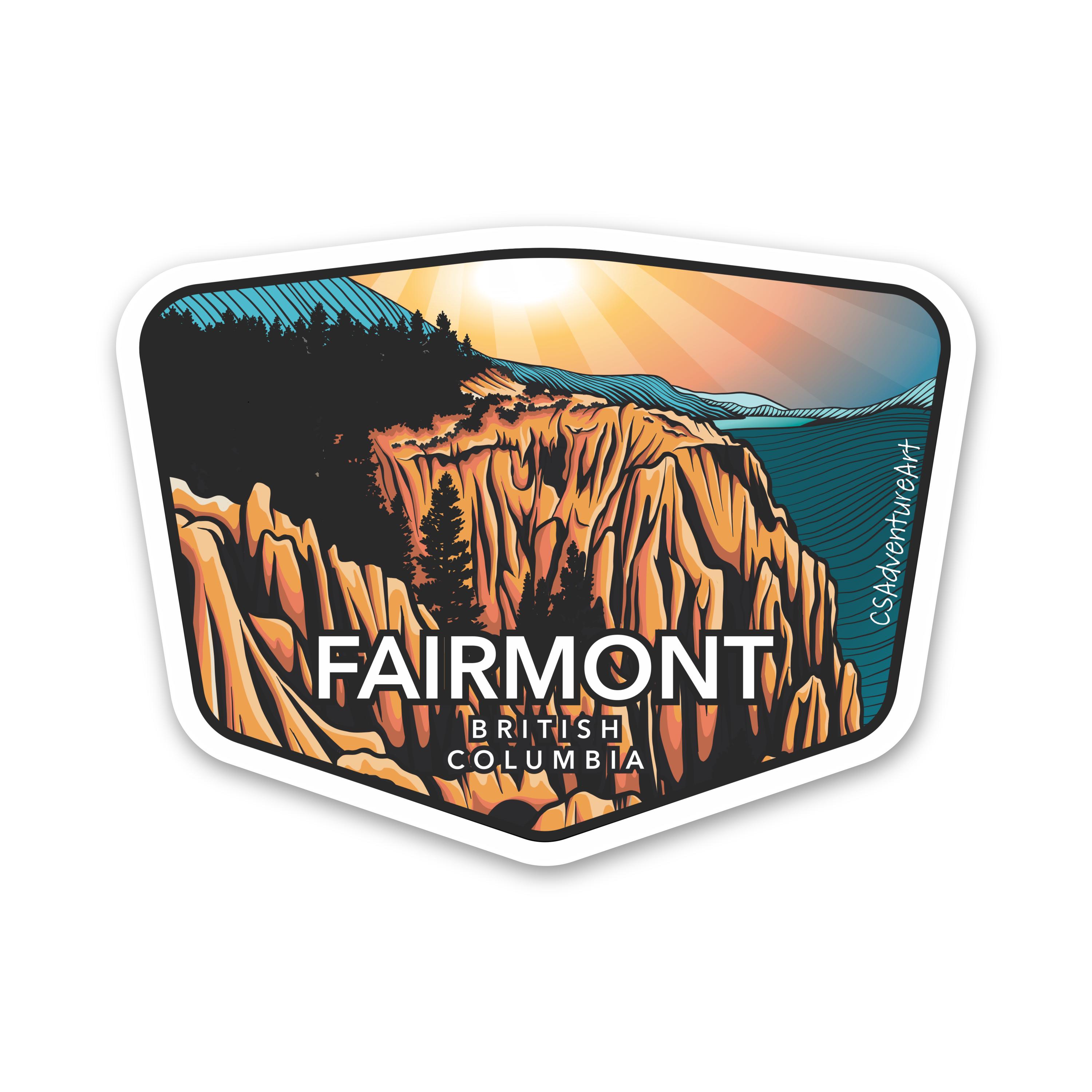Fairmont Hot Springs Sticker: Waterproof Vinyl Decal for Laptop, Water ...