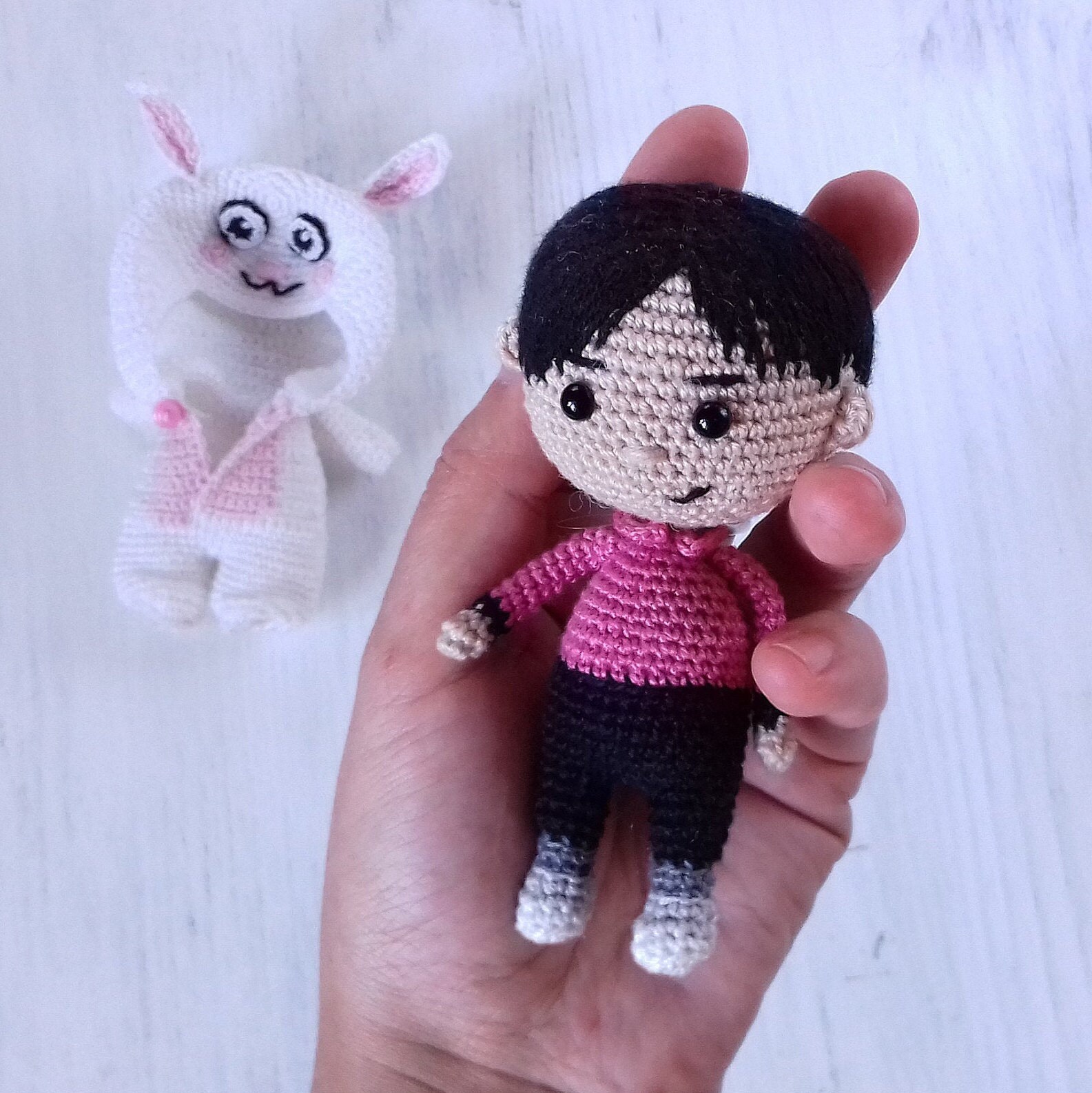 Chibi doll Chibi toy Knitted doll Handmade doll Amigurumi toy | Etsy