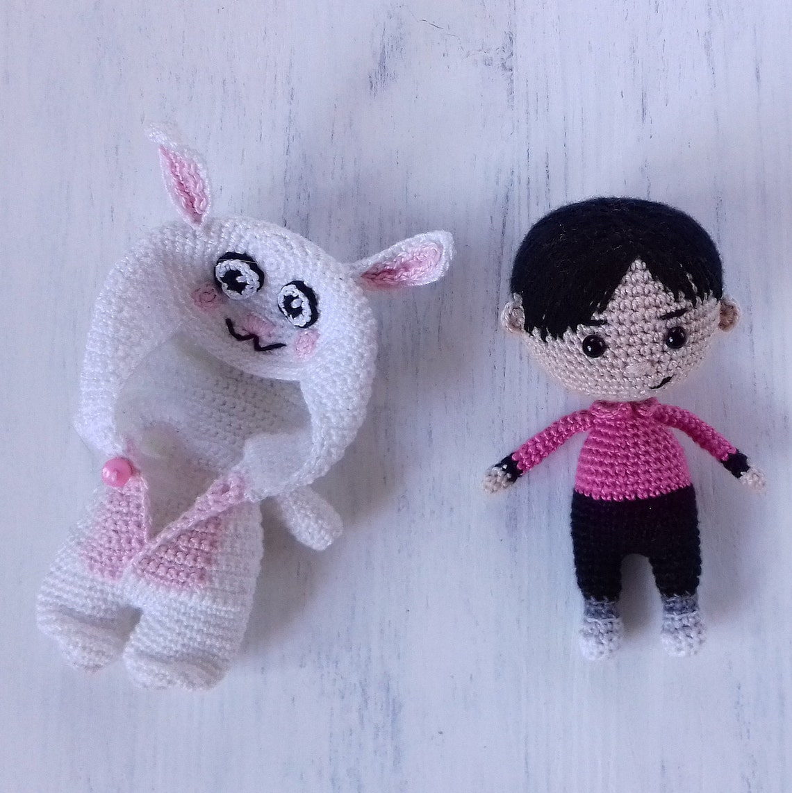 Chibi doll Chibi toy Knitted doll Handmade doll Amigurumi toy | Etsy