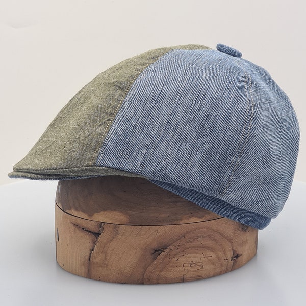 Casquette Irlandaise bleu et vert