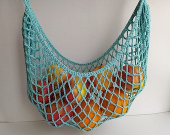 Crochet Fruit Hammock: Hanging Produce Basket (Pocket US)