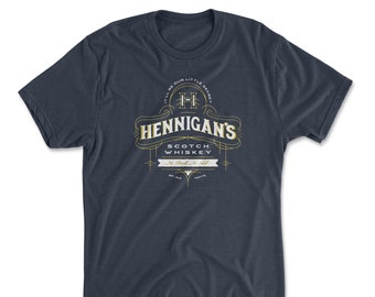 Hennigan&#39;s Scotch Whiskey Vintage Soft Unisex T-shirt