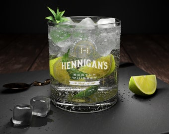 Hennigan&#39;s Scotch Whiskey Bar Glass