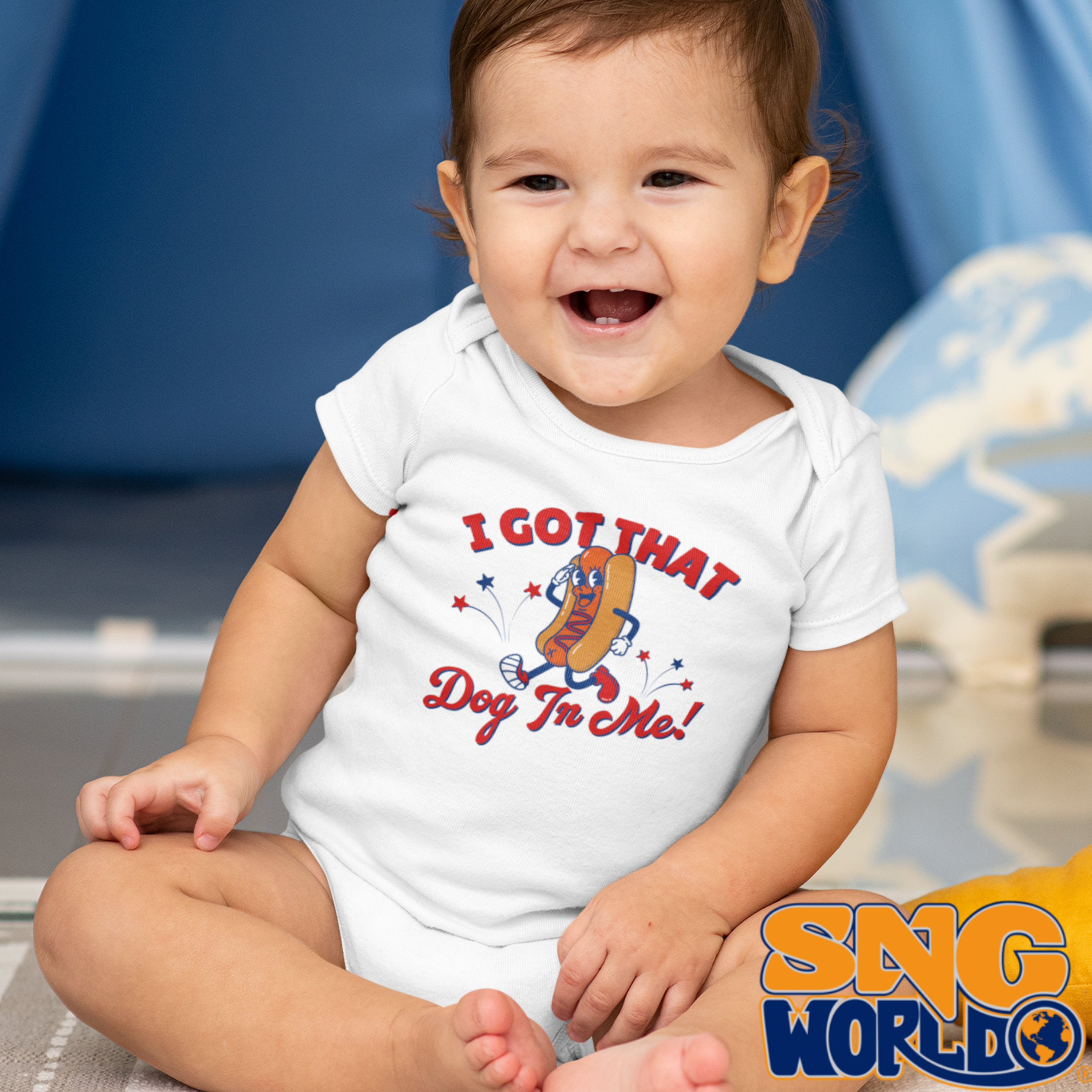 I Got That Dog In Me Funny Onesie Funny Baby Clothes