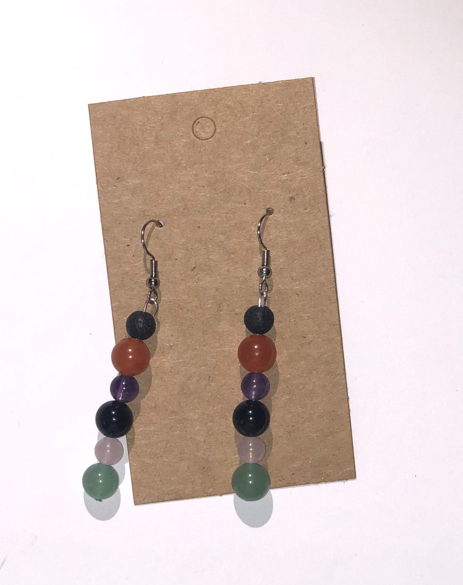 healing rock earrings