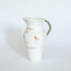 Handmade porcelain vase