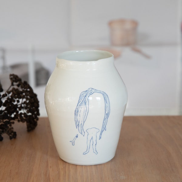 Artisanal ceramic vase