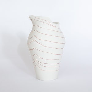 Handmade porcelain vase
