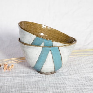 Large handcrafted ceramic bowl