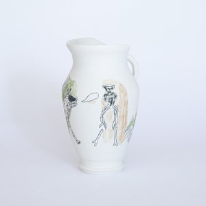 Handmade porcelain vase