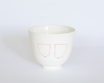 Handmade porcelain bowl