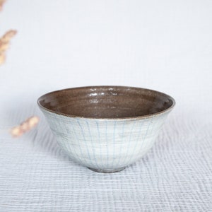 Large handcrafted ceramic bowl