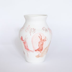 Handmade porcelain vase