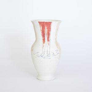 Handmade porcelain vase