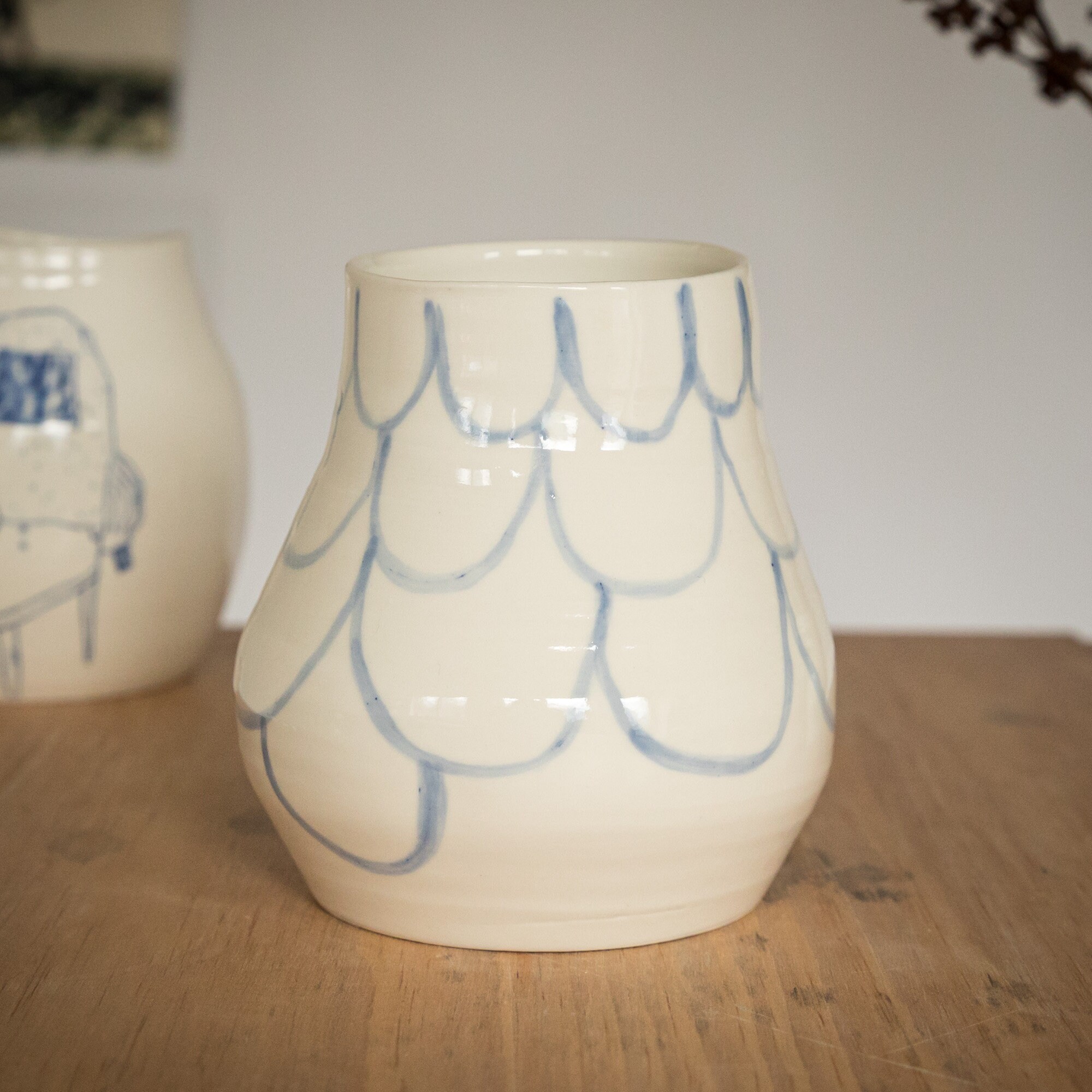 Vase en Porcelaine Fait Main