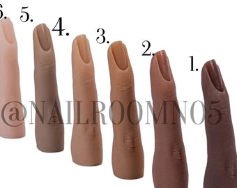 Nail Practice Finger Tipped Finger pack of 10