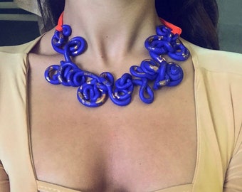 AUDREY - polymer necklace