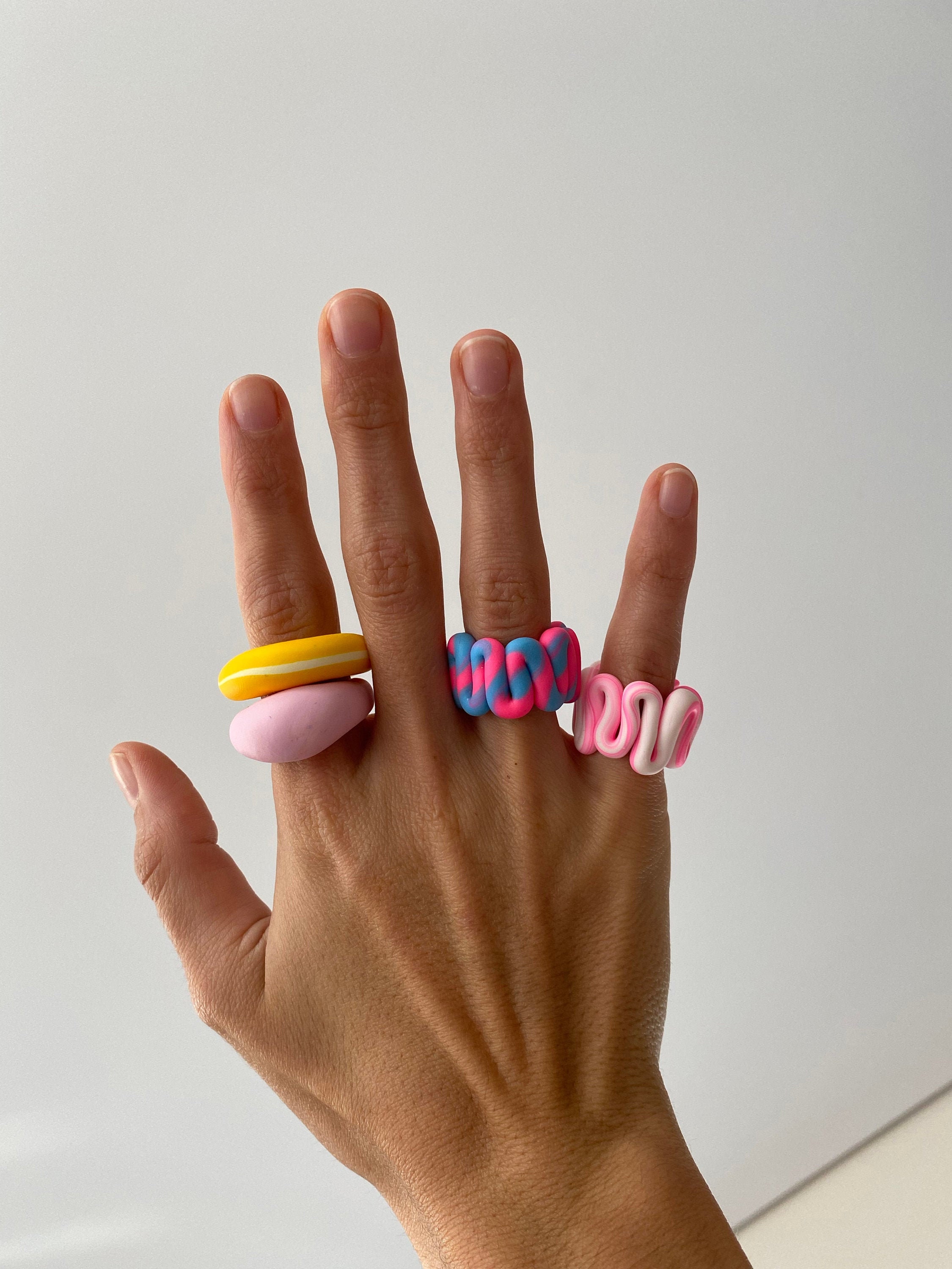 Clay Rings Grey Serpent Clay Rings - Etsy