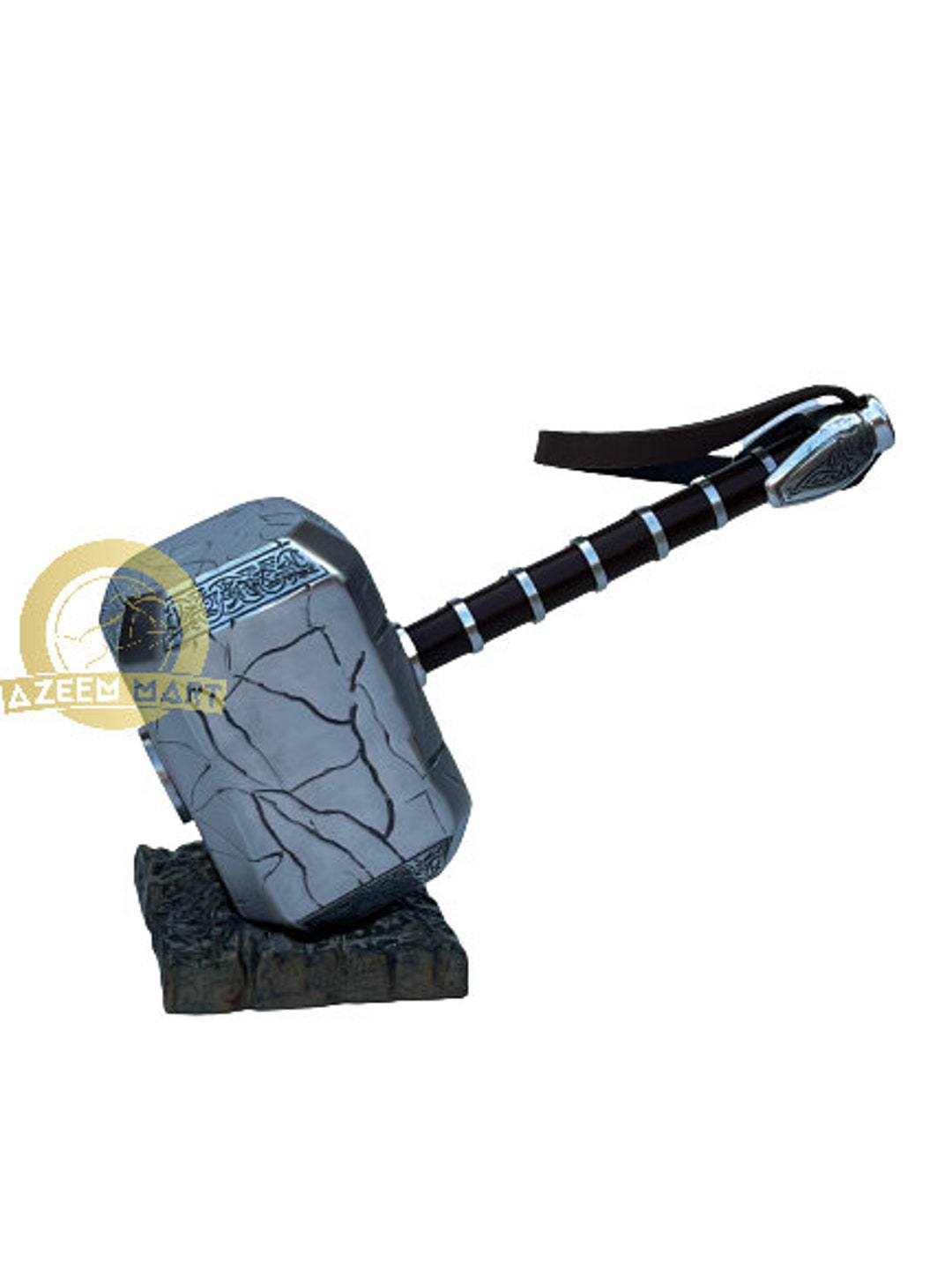 MCU Female Thor Hammer Metal Cosplay, 11 Scale Movie Replica, Jane