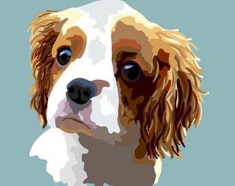 Tierportrait - Digitale Zeichnung/Download