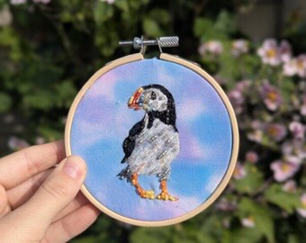 Stickrahmen für Papageientaucher