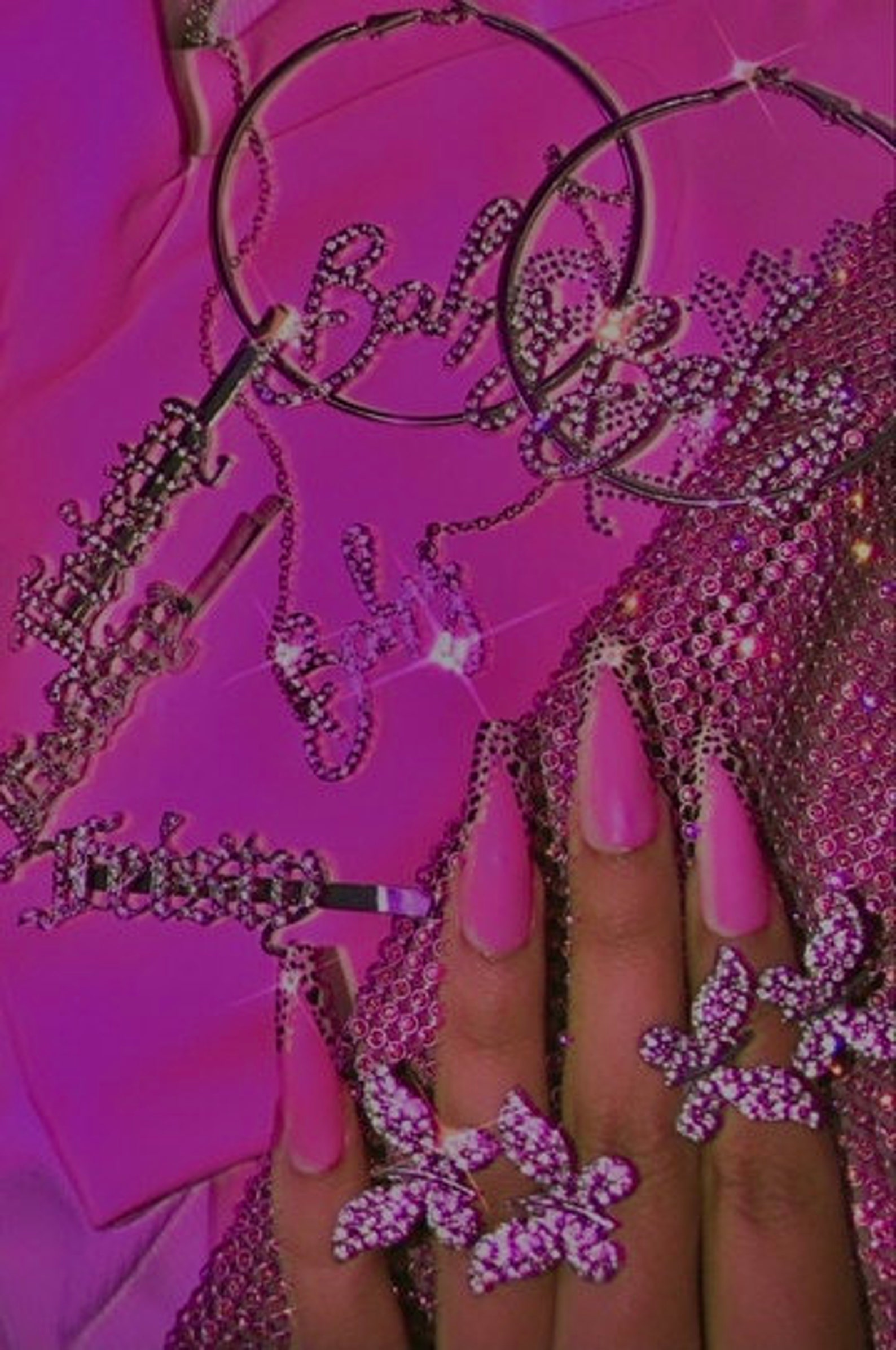 50 PCS Dark Pink Y2K boujee Collage kit baddie indie retro | Etsy