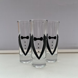 Tuxedo Shot Glass -  UK