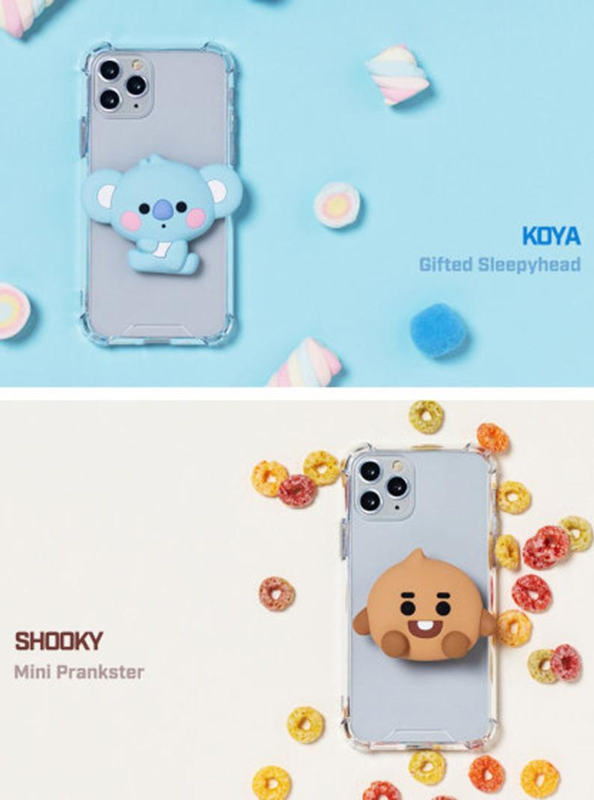 Popsocket / Mobile stand BTS RM Suga BT21 carácter Koya | Etsy