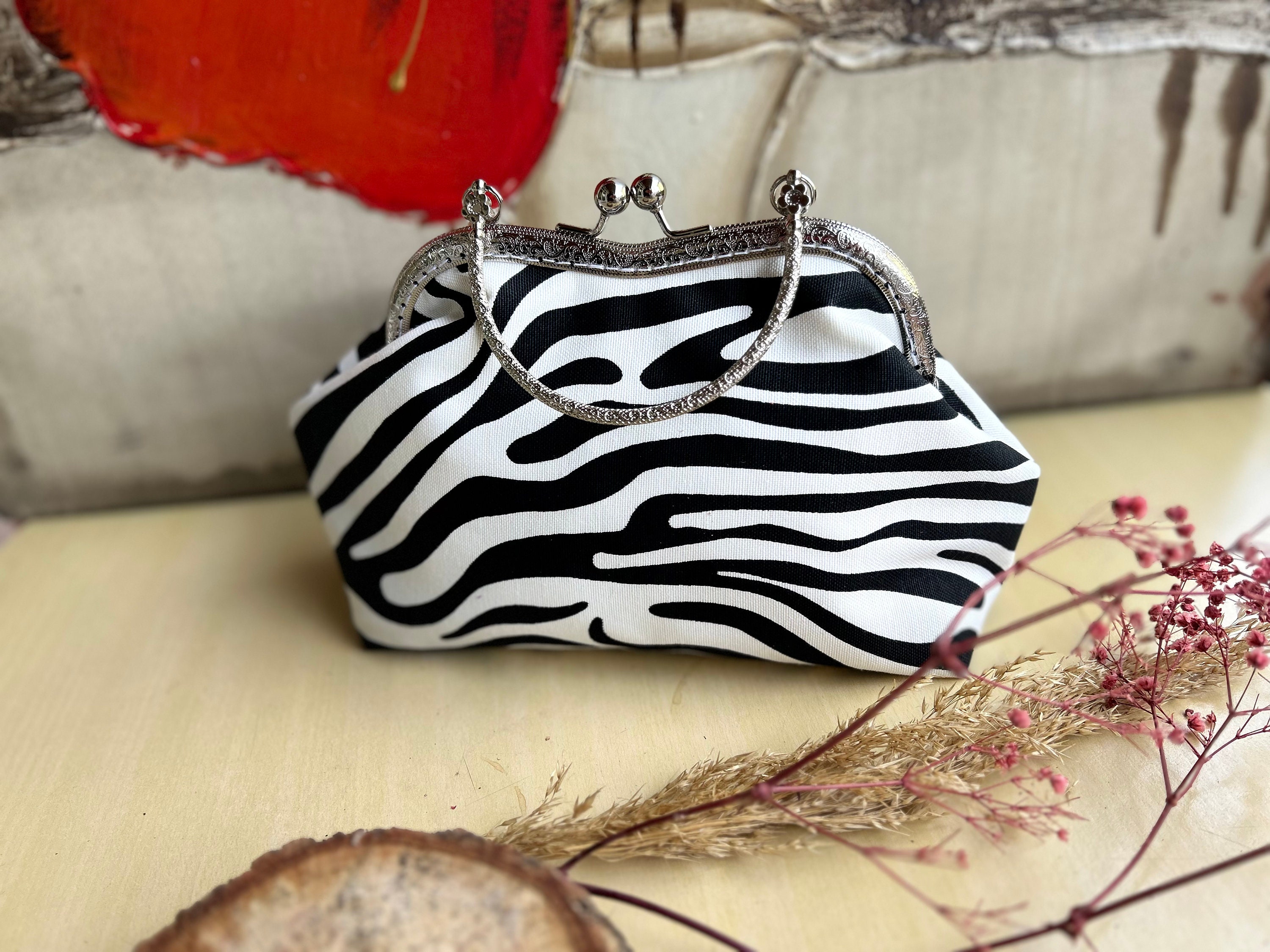 House Of Disaster Zebra Animal Print Purse | Temptation Gifts