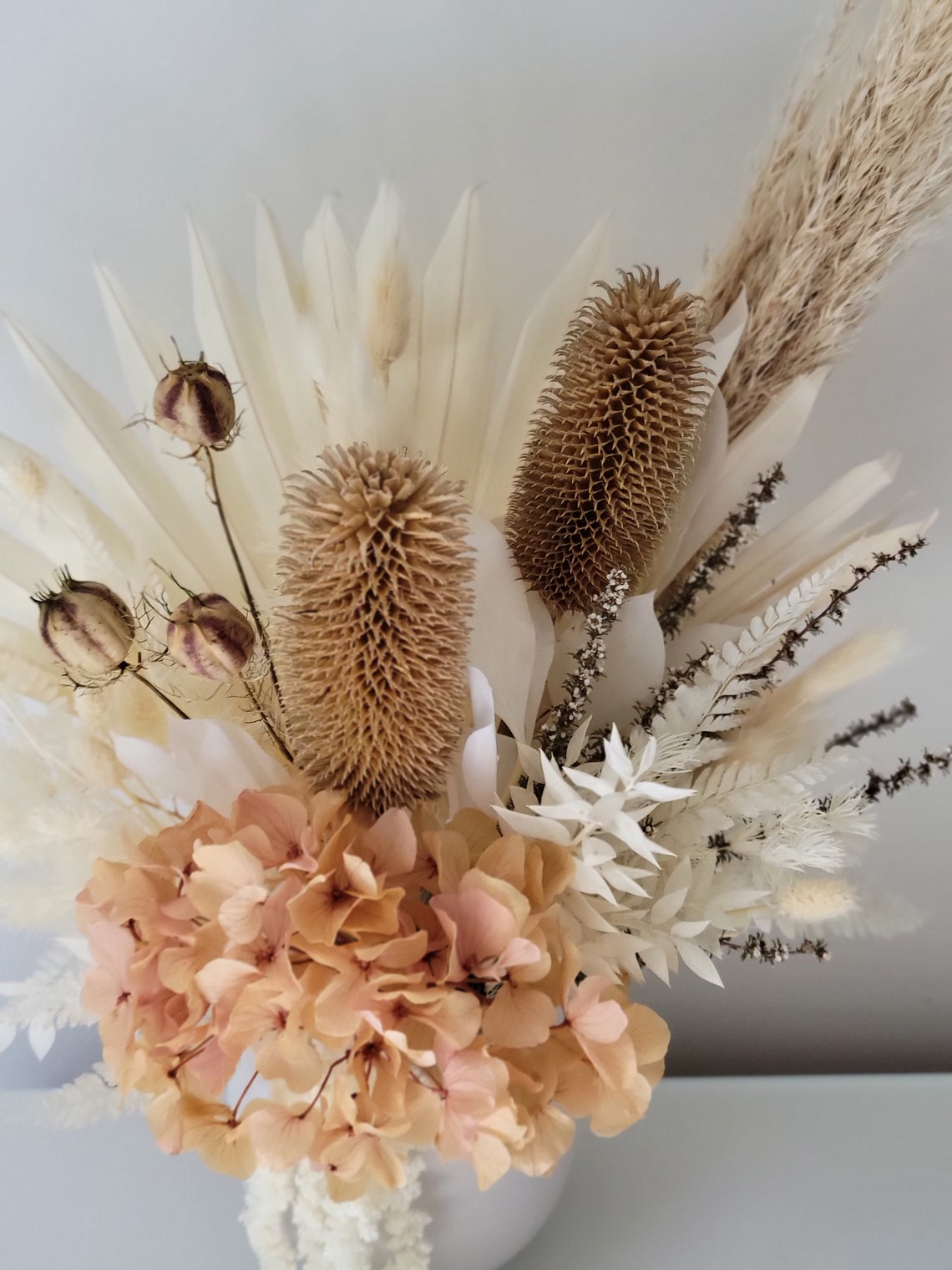 Dried Preserved flower Arrangement. Etsy