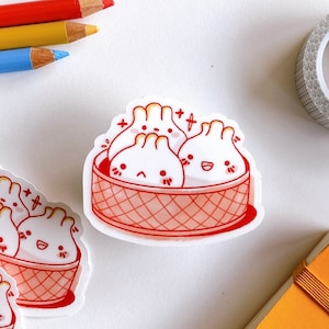 Baozi Friends Sticker | Transparent Sticker | Laptop Sticker | Durable High Quality Decoration